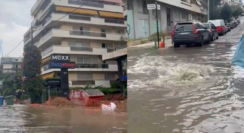 «Από θαύμα ζούμε σε αυτή τη χώρα!» – Απίστευτο βίντεο από κεντρική Λεωφόρο της Αθήνας που μοιάζει σαν… ποτάμι