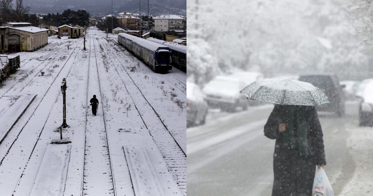 Νέο έκτακτο δελτίο καιρού: Μπαίνει στην «κατάψυξη» η χώρα – Σε ποιες 4 περιοχές θα χιονίσει σήμερα, Δευτέρα