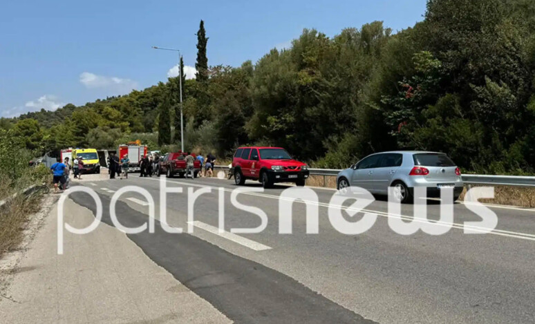 Πύργος: Δυστύχημα σε σύγκρουση νταλίκας με τρία αυτοκίνητα στην Εθνική οδό – Νεκροί μητέρα και παιδί