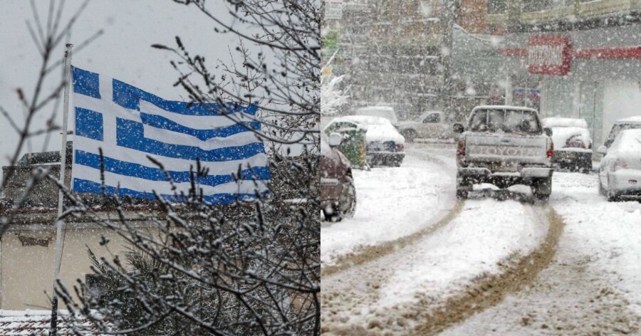 Ξεκίνησαν τα χιόνια στην Πάρνηθα: Σφοδρότερο το δεύτερο κύμα του χιονιά, θα ντύσει στα λευκά τη χώρα