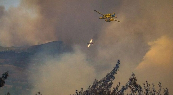 Νέα μεγάλη φωτιά τώρα: Επιχειρούν 13 εναέρια μέσα – Έκτακτη ανακοίνωση για το νησί