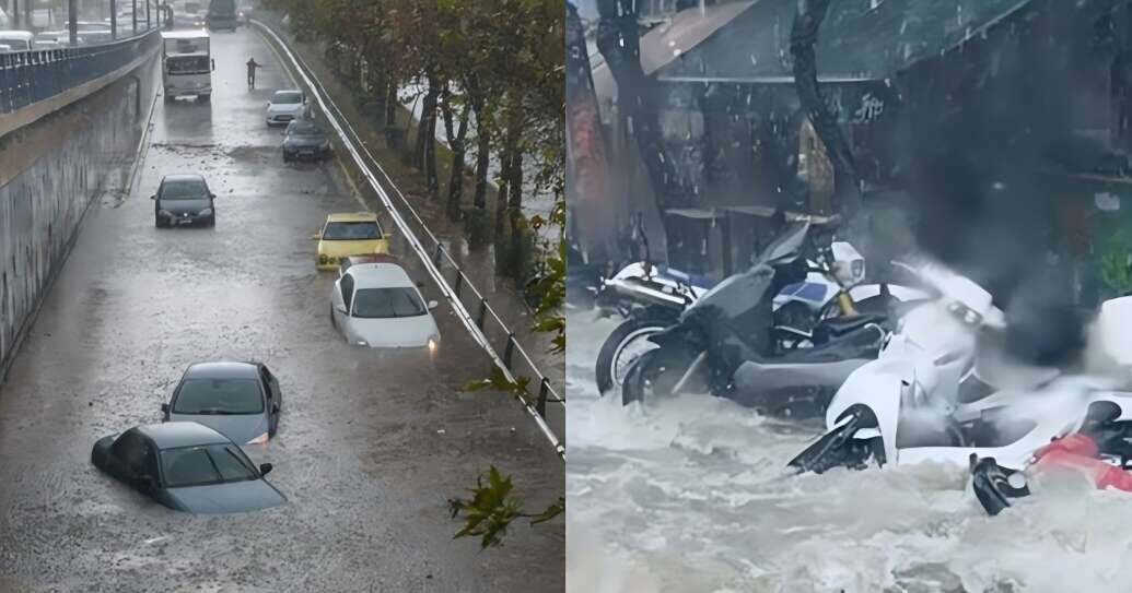 ΕΚΤΑΚΤΟ – «Πνίγεται» κάτω από το νερό Τώρα πασίγνωστη μεγάλη πόλη της Ελλάδας: Δρόμοι–ποτάμια, κάτοικοι απελπισμένοι δεν ξέρουν τι να κάνουν