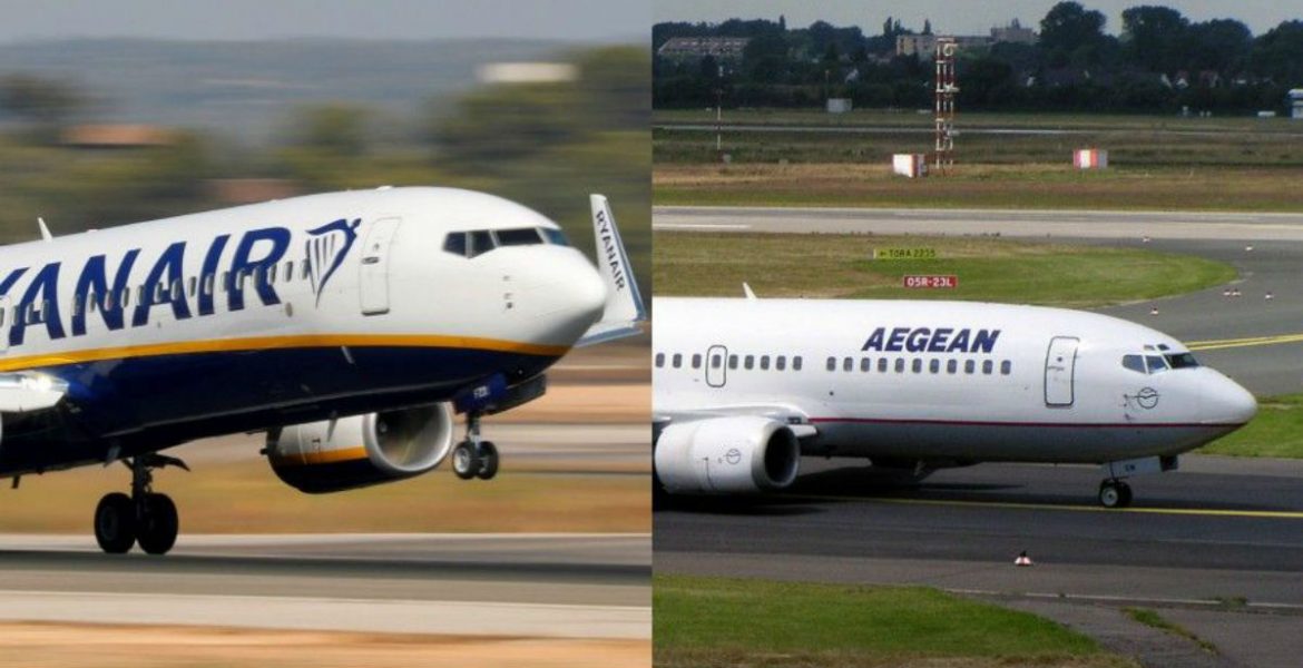 Ryanair, Aegean: Έκτακτες ανακοινώσεις για τον κορονοϊό! Αλλαγές σε πτήσεις και εισιτήρια!