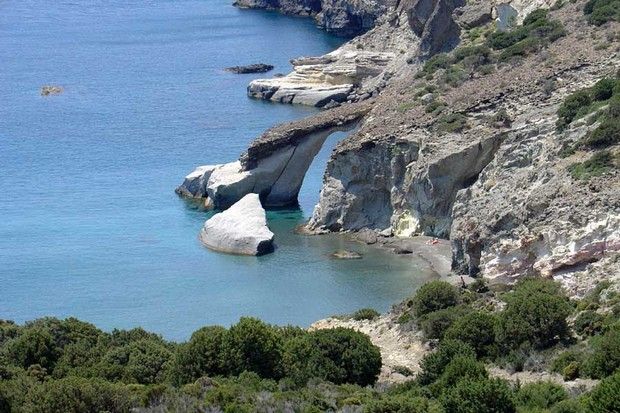 Παραλία Γέροντας, Μήλος