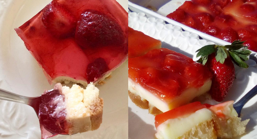 Γλυκό ψυγείου χωρίς ζάχαρη: Πανεύκολο και δροσερό με φράουλες και με χαμηλά λιπαρά